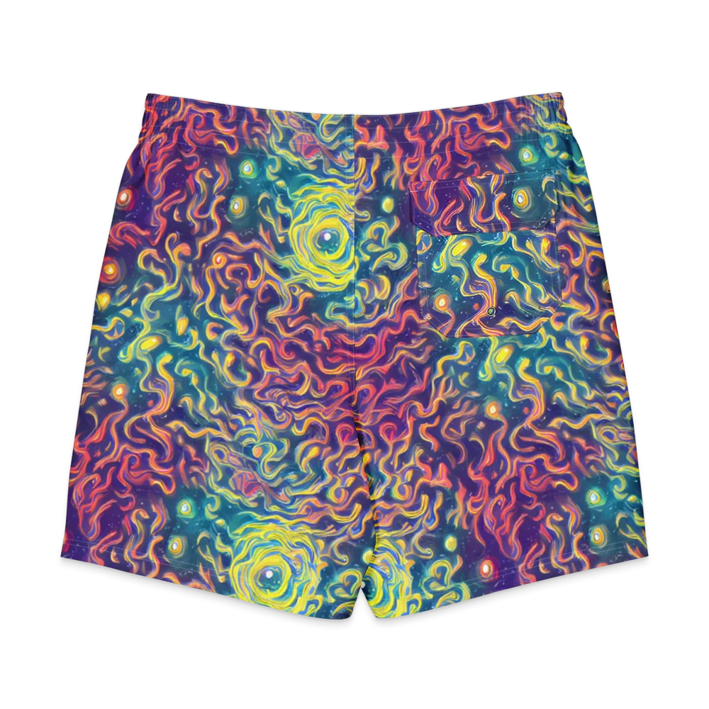Dreamfire Current on Men's Board Shorts — Back