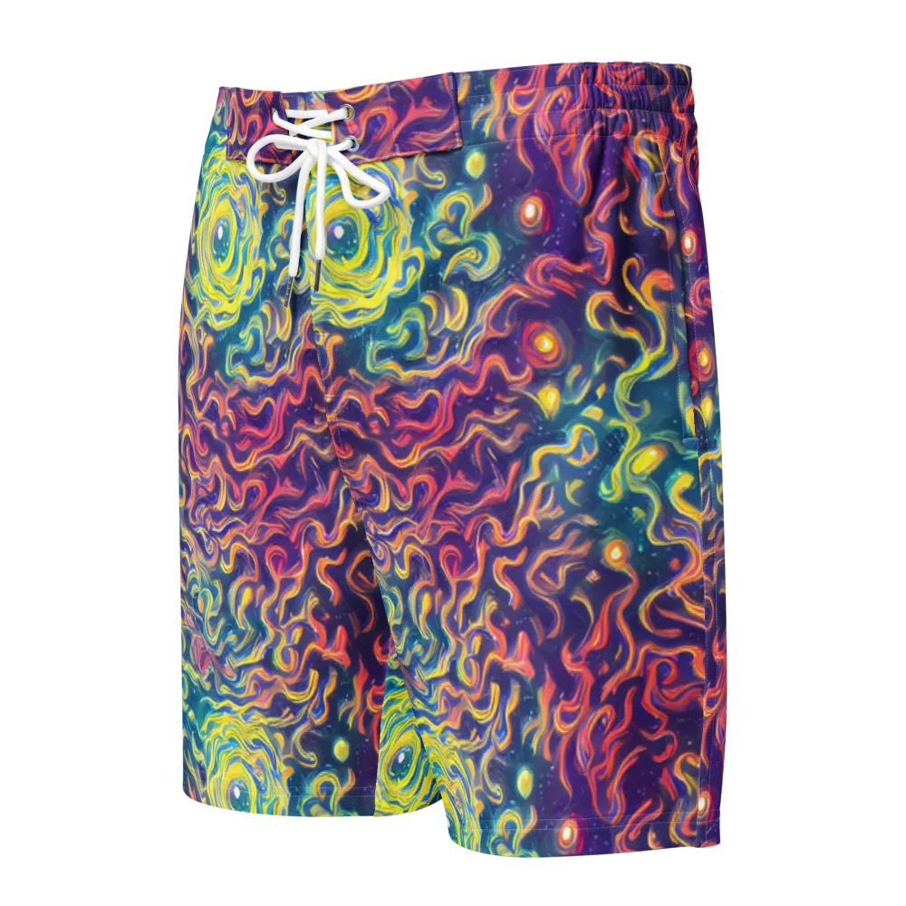 Dreamfire Current on Men's Board Shorts — Front