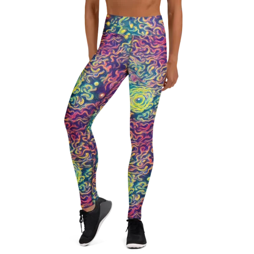 Dreamfire Current on a Yoga Leggings