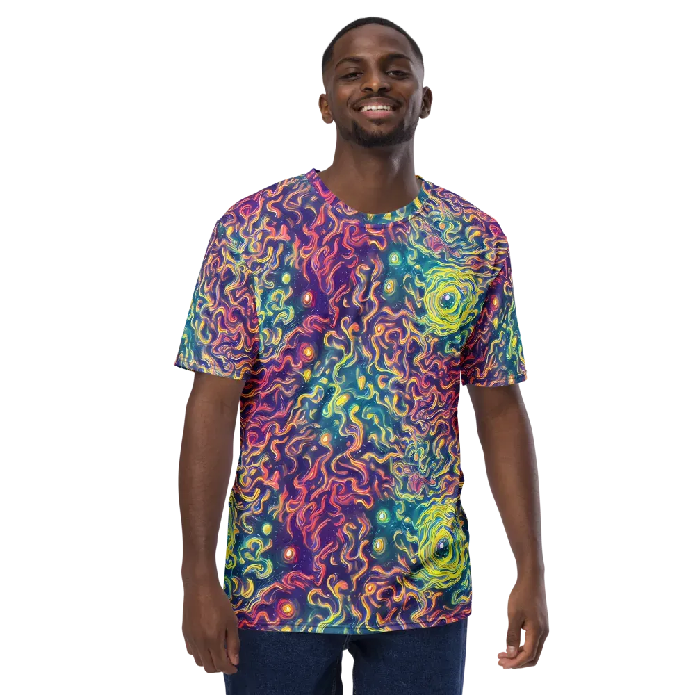 Dreamfire Current on Men's Crew Neck T-Shirt — Front