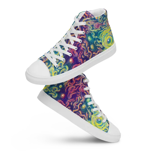 Dreamfire Current on a Women's High Top Canvas Shoes