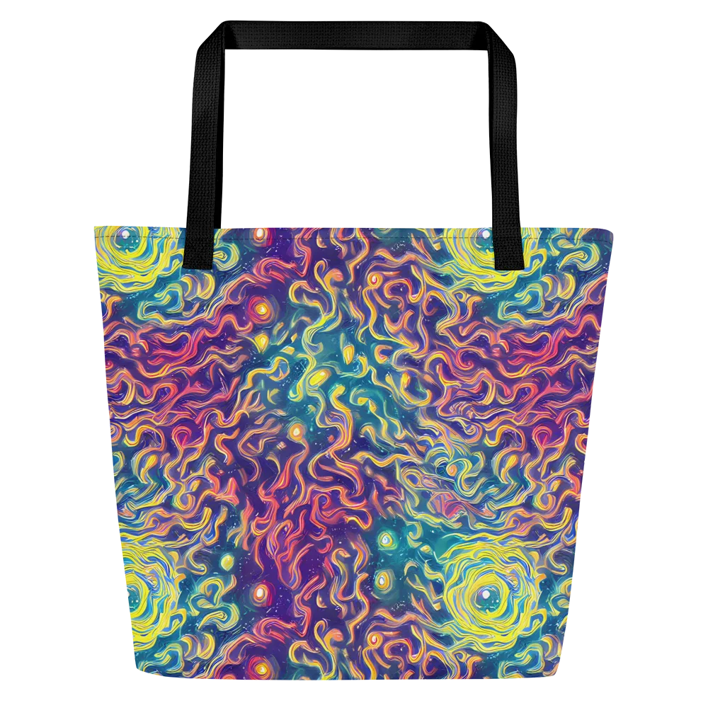 Dreamfire Current on Large Tote Bag W/ Pocket — Front