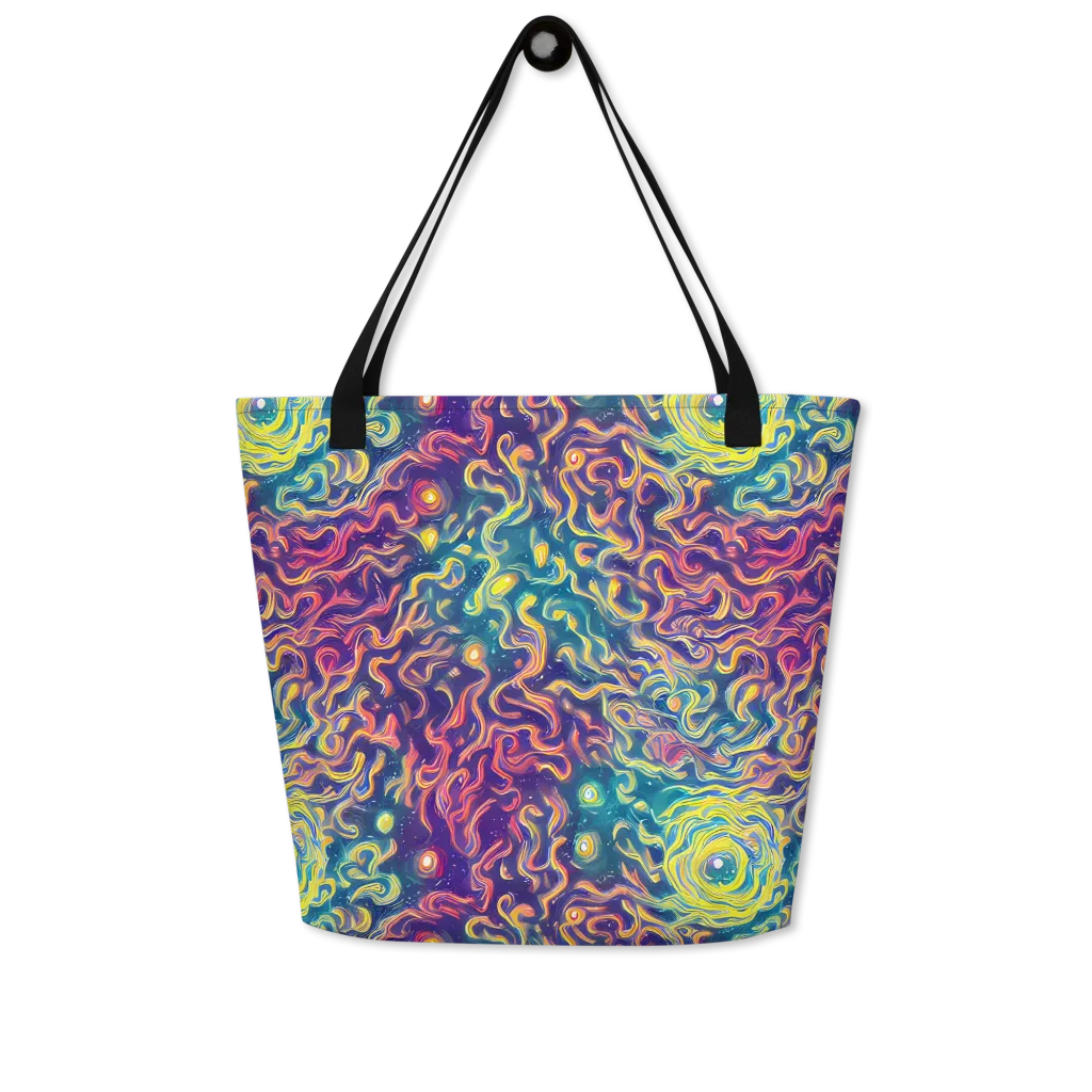 Dreamfire Current on Large Tote Bag W/ Pocket — Front