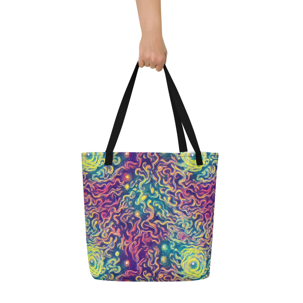 Dreamfire Current on Large Tote Bag W/ Pocket — Front