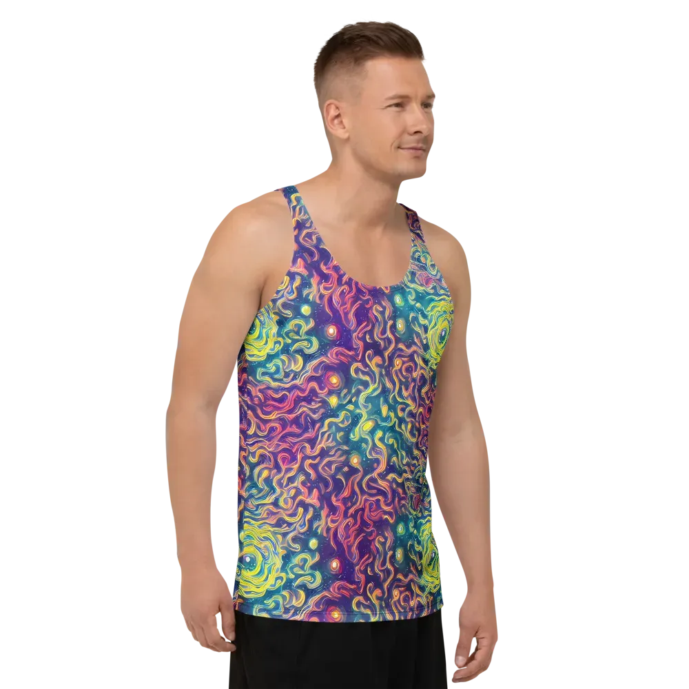 Dreamfire Current on Men's Tank Top — Right Front