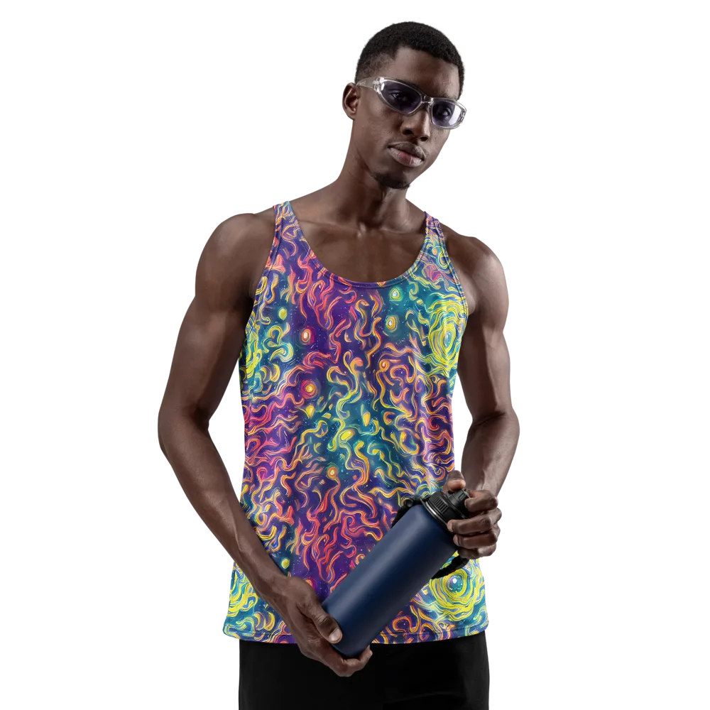 Dreamfire Current on Men's Tank Top — Front