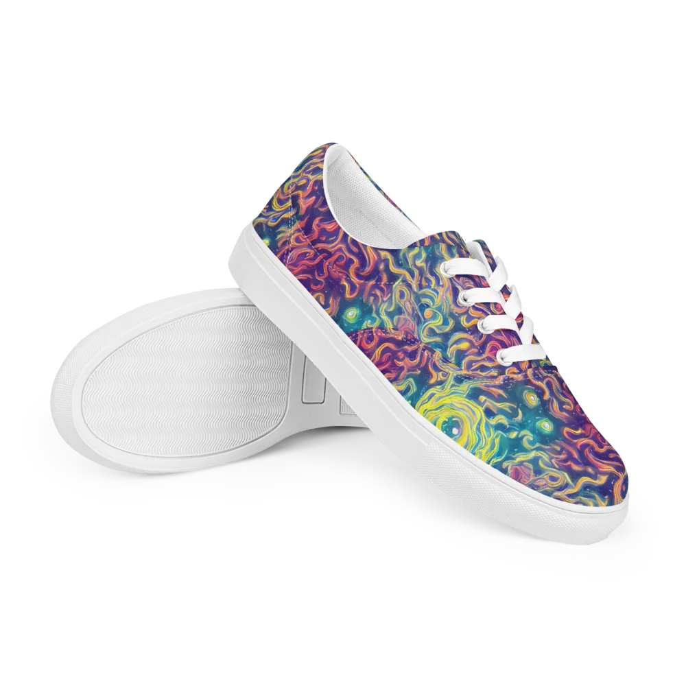 Dreamfire Current on Men's Lace-Up Canvas Shoes — Right Front