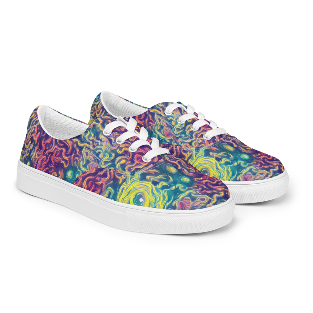 Dreamfire Current on Men's Lace-Up Canvas Shoes — Right Front