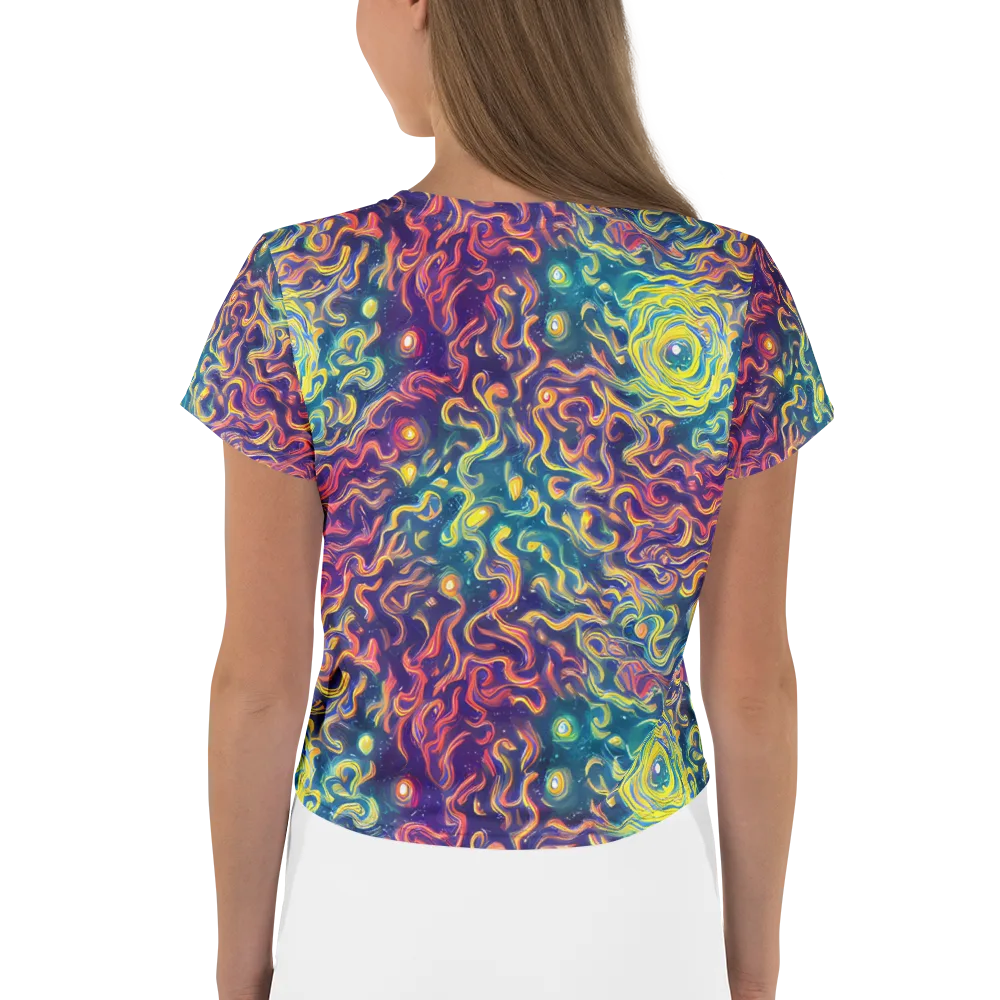 Dreamfire Current on Crop Tee — Back