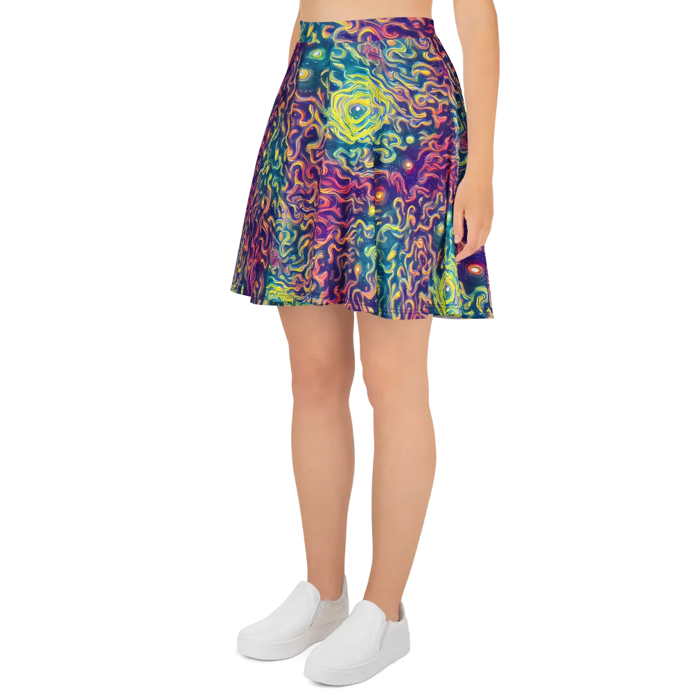 Dreamfire Current on Skater Skirt — Left