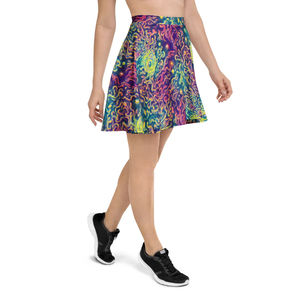 Dreamfire Current on Skater Skirt — Right