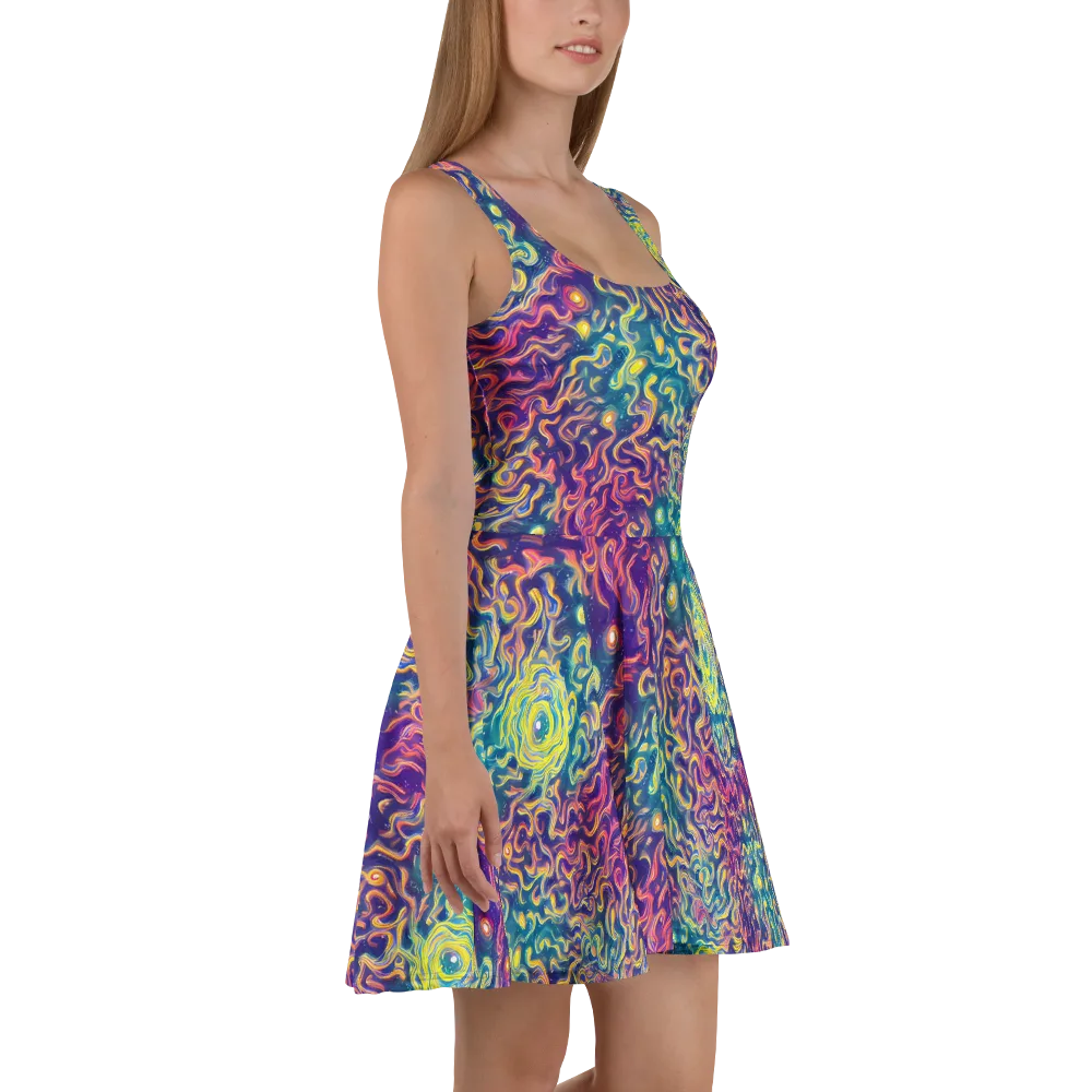 Dreamfire Current on Skater Dress — Right