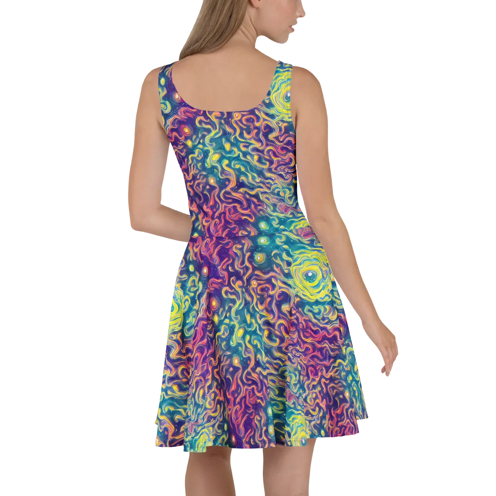 Dreamfire Current on Skater Dress — Back