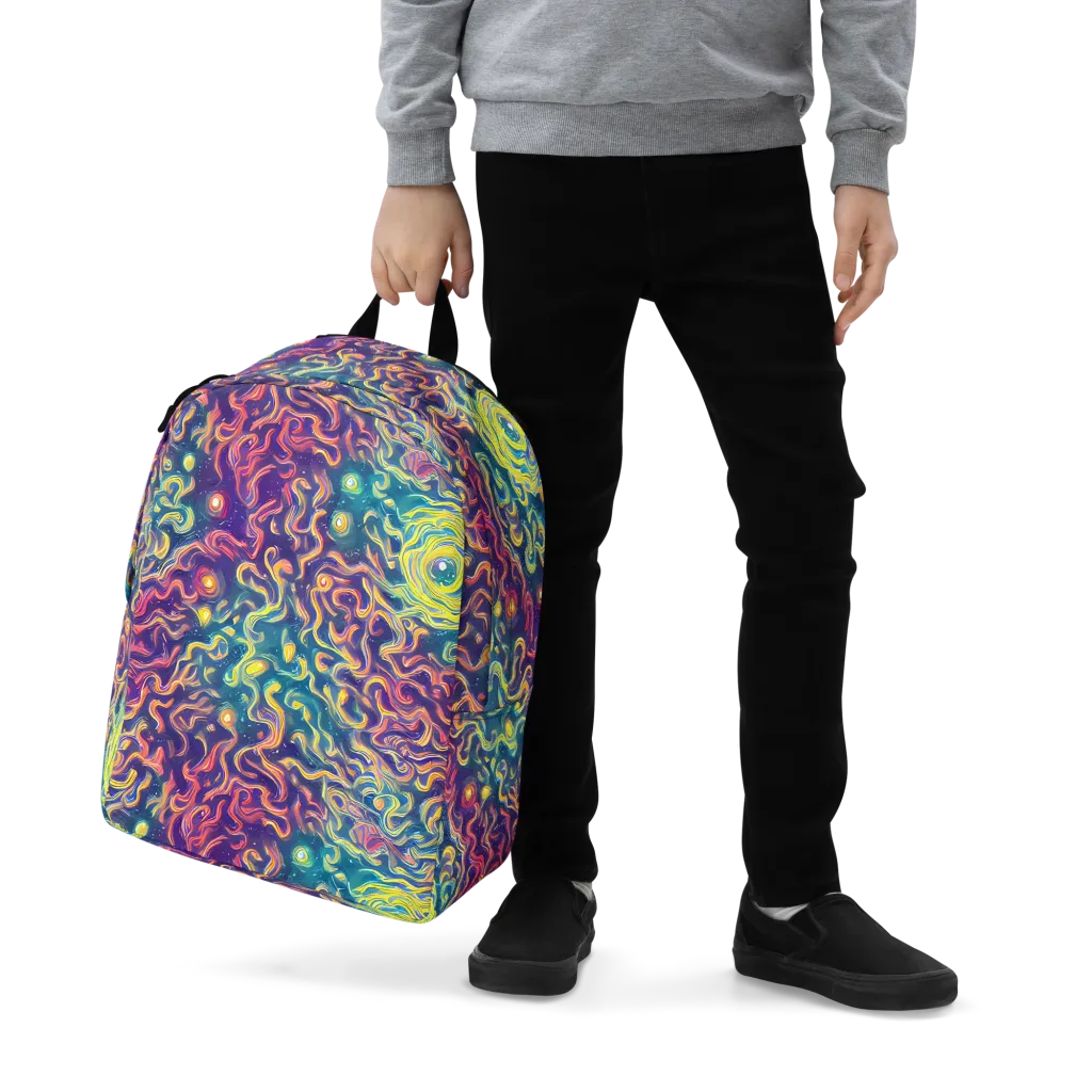 Dreamfire Current on Minimalist Backpack — Zoomed-in