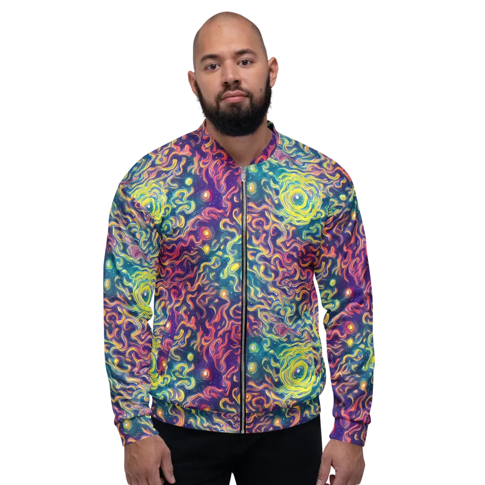 Dreamfire Current on Bomber Jacket — Front