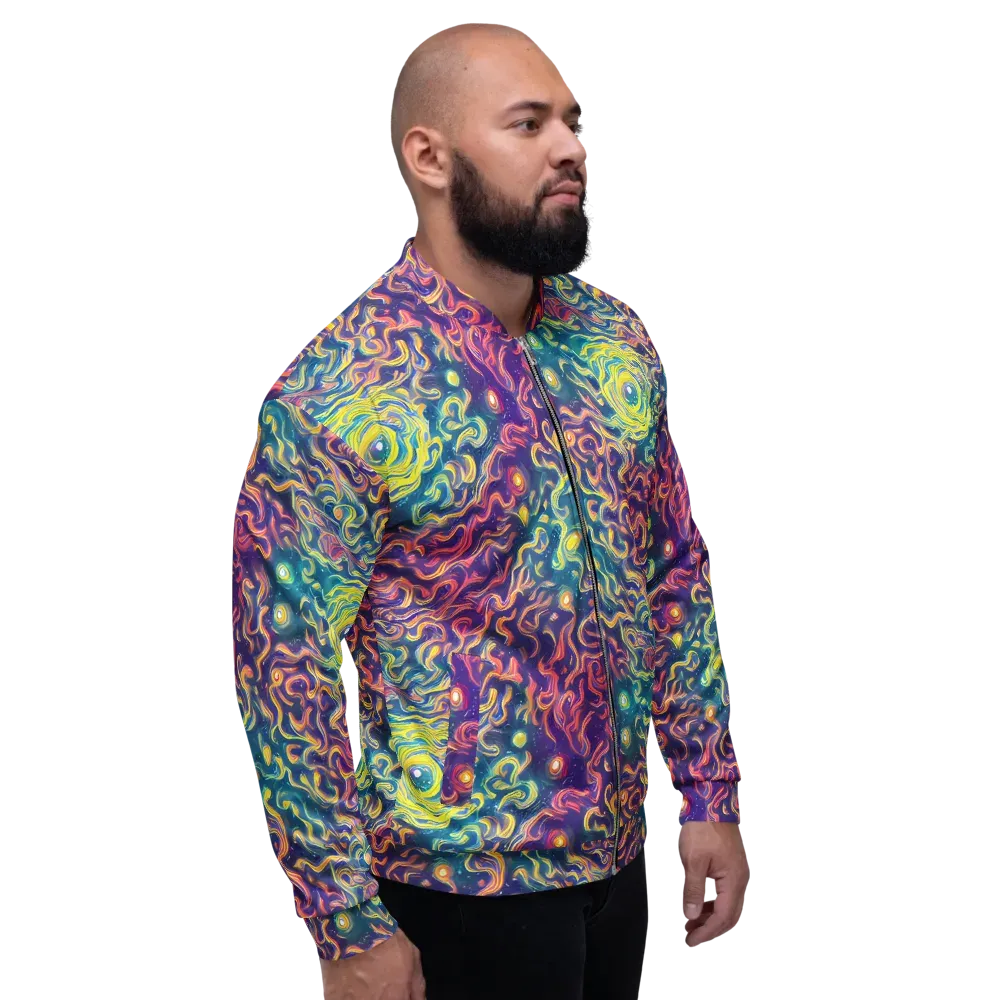 Dreamfire Current on Bomber Jacket — Right