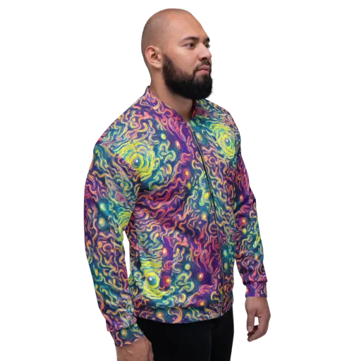 Dreamfire Current on a Bomber Jacket