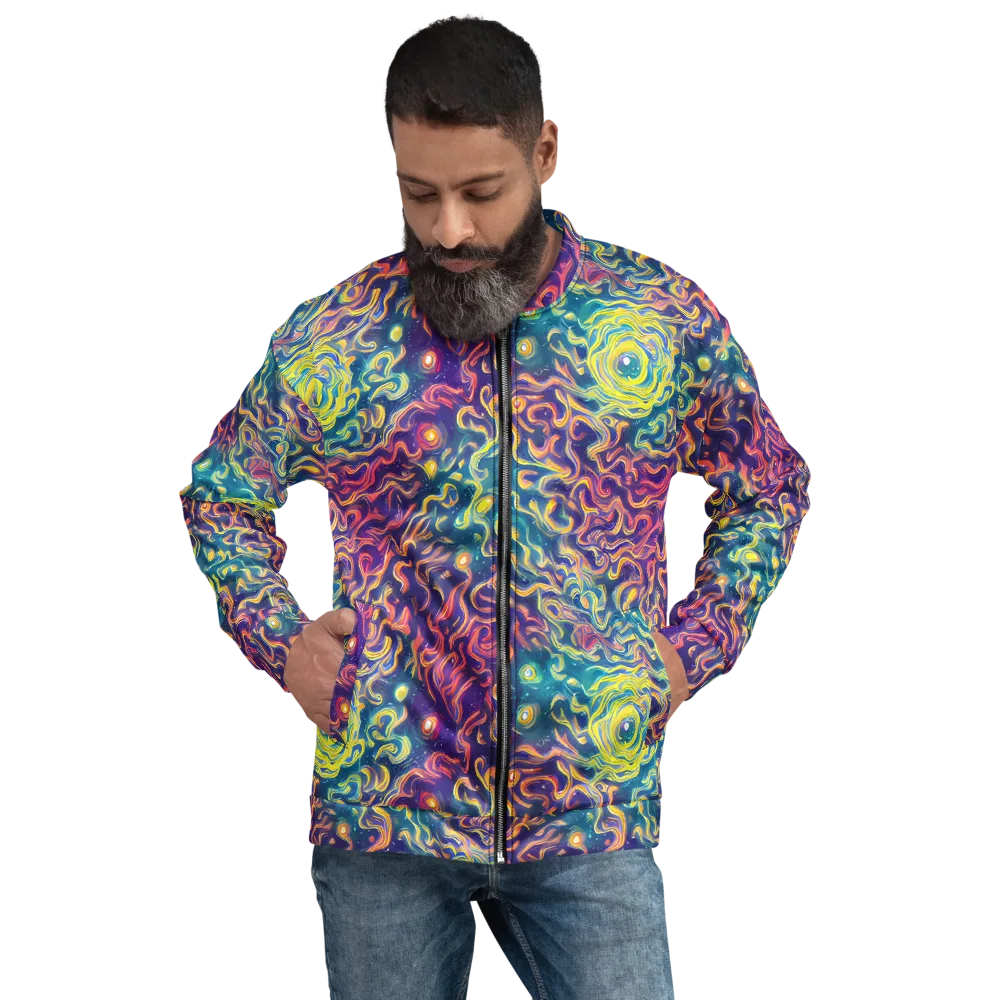 Dreamfire Current on Bomber Jacket — Front