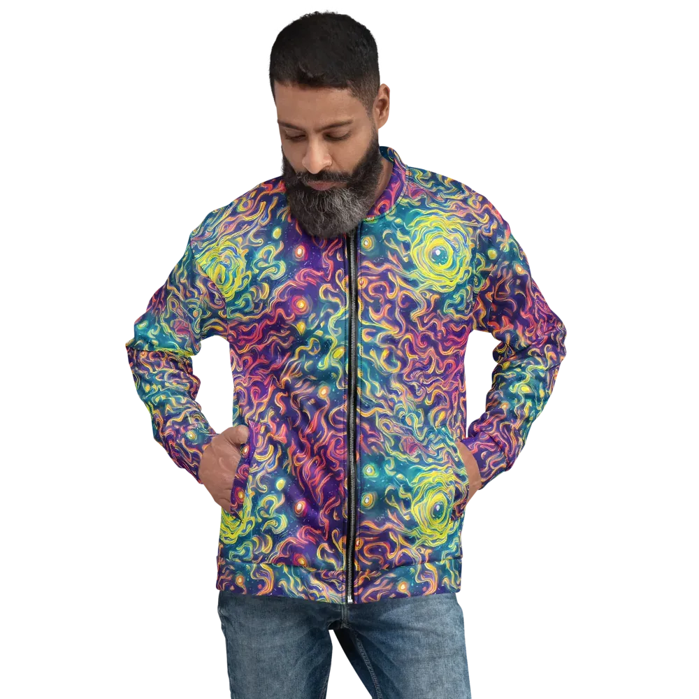 Dreamfire Current on Bomber Jacket — Front