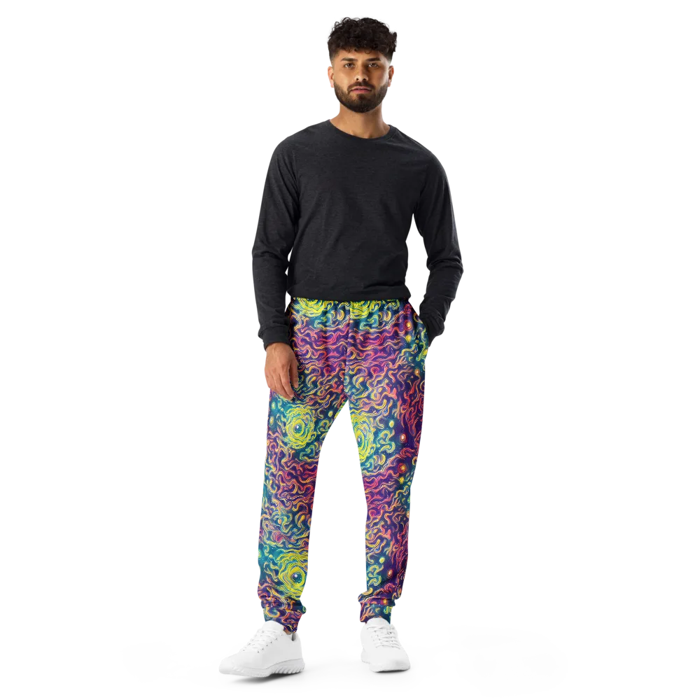 Dreamfire Current on Men's Joggers — Front