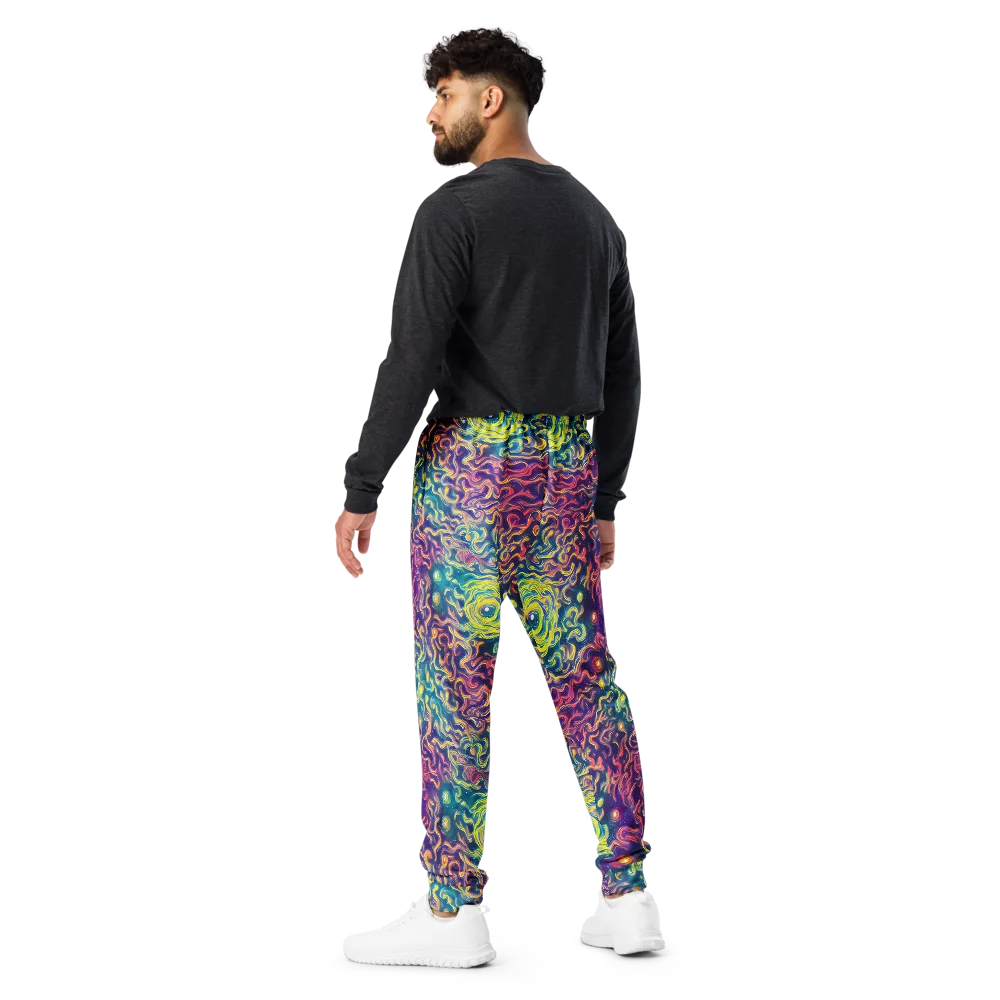 Dreamfire Current on Men's Joggers — Back