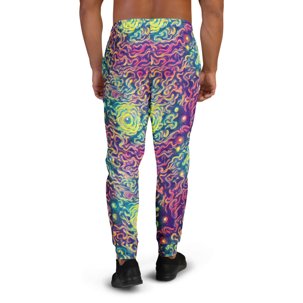 Dreamfire Current on Men's Joggers — Back