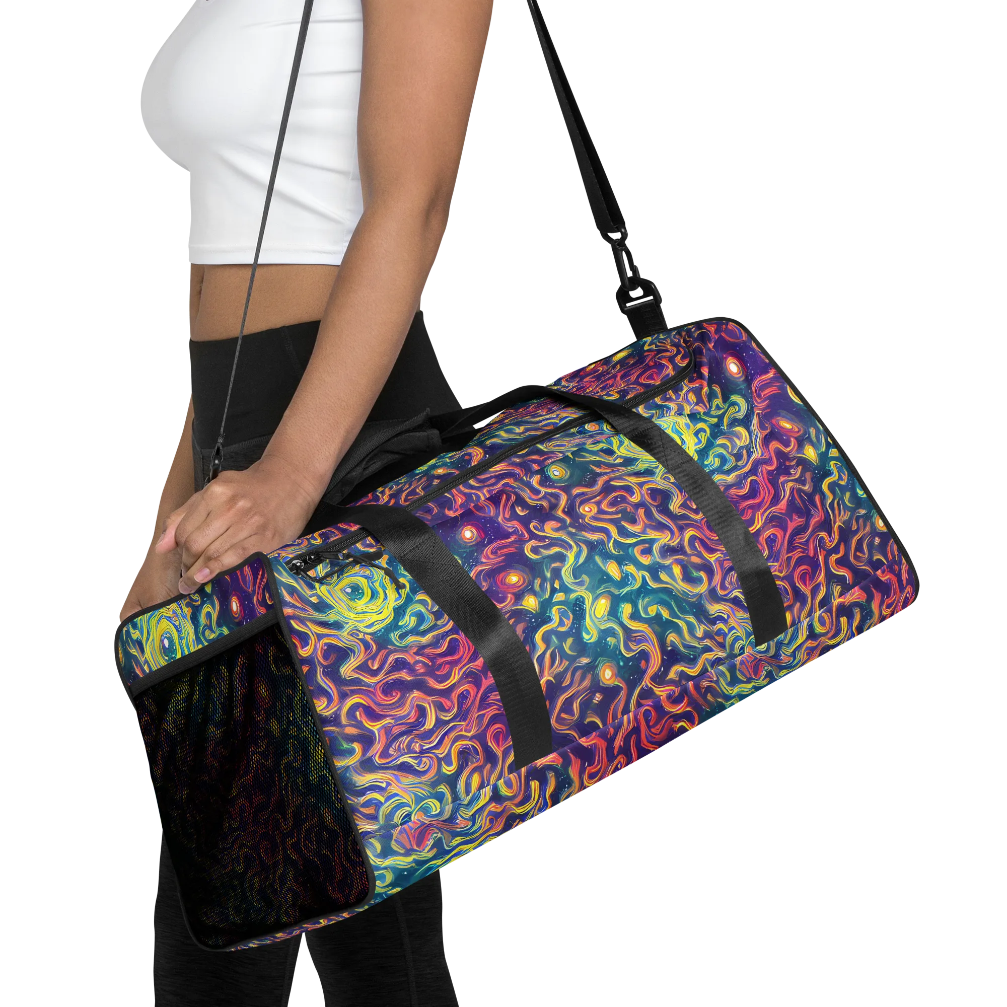 Dreamfire Current on Duffle Bag — Front
