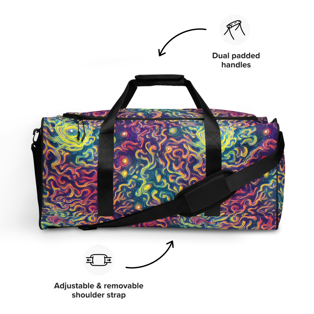 Dreamfire Current on Duffle Bag — Front