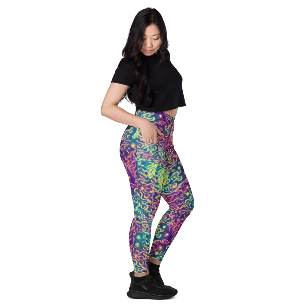 Dreamfire Current on Leggings with Pockets — Right