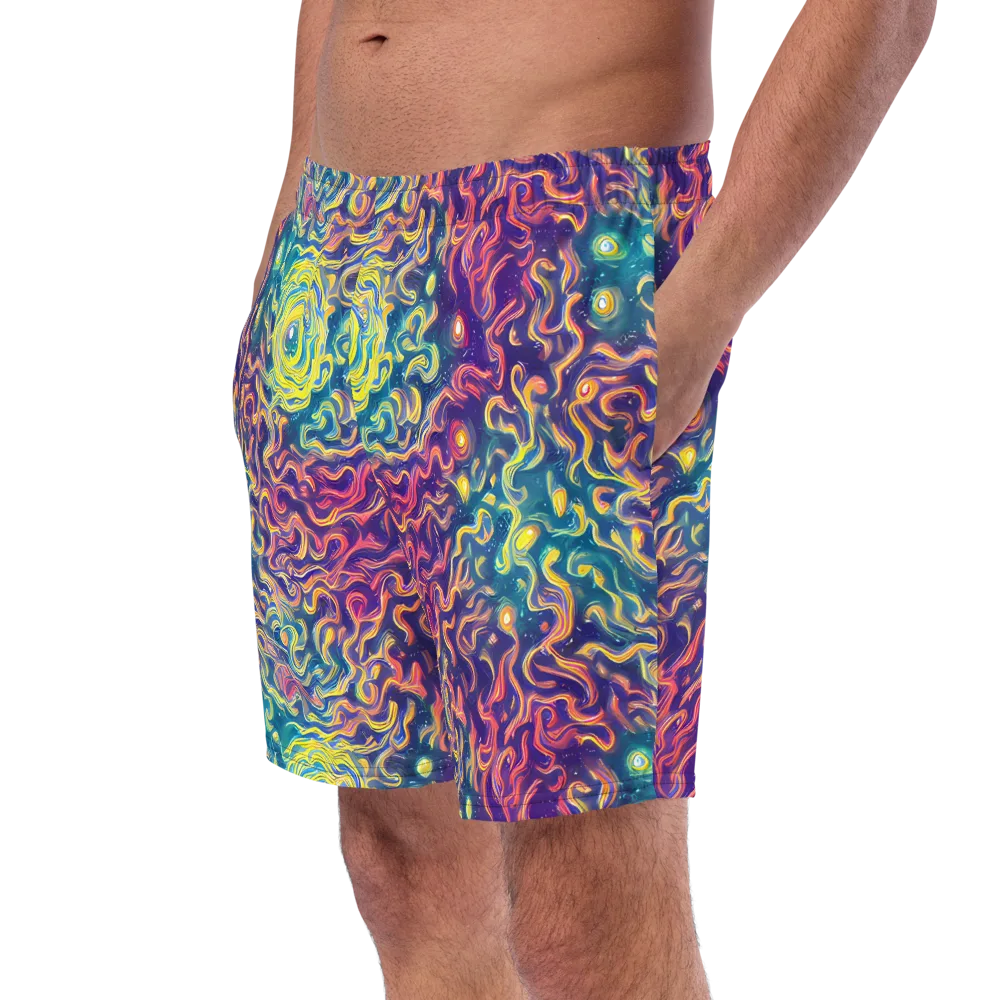 Dreamfire Current on Swim Trunks — Left Front