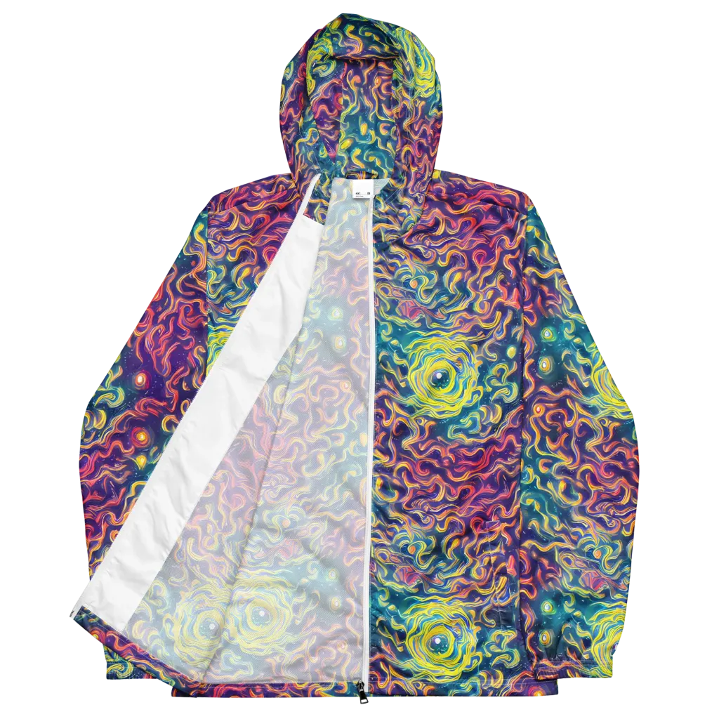 Dreamfire Current on Men's Windbreaker — Front