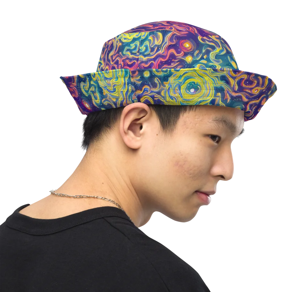 Dreamfire Current on Reversible Bucket Hat — Right Outside