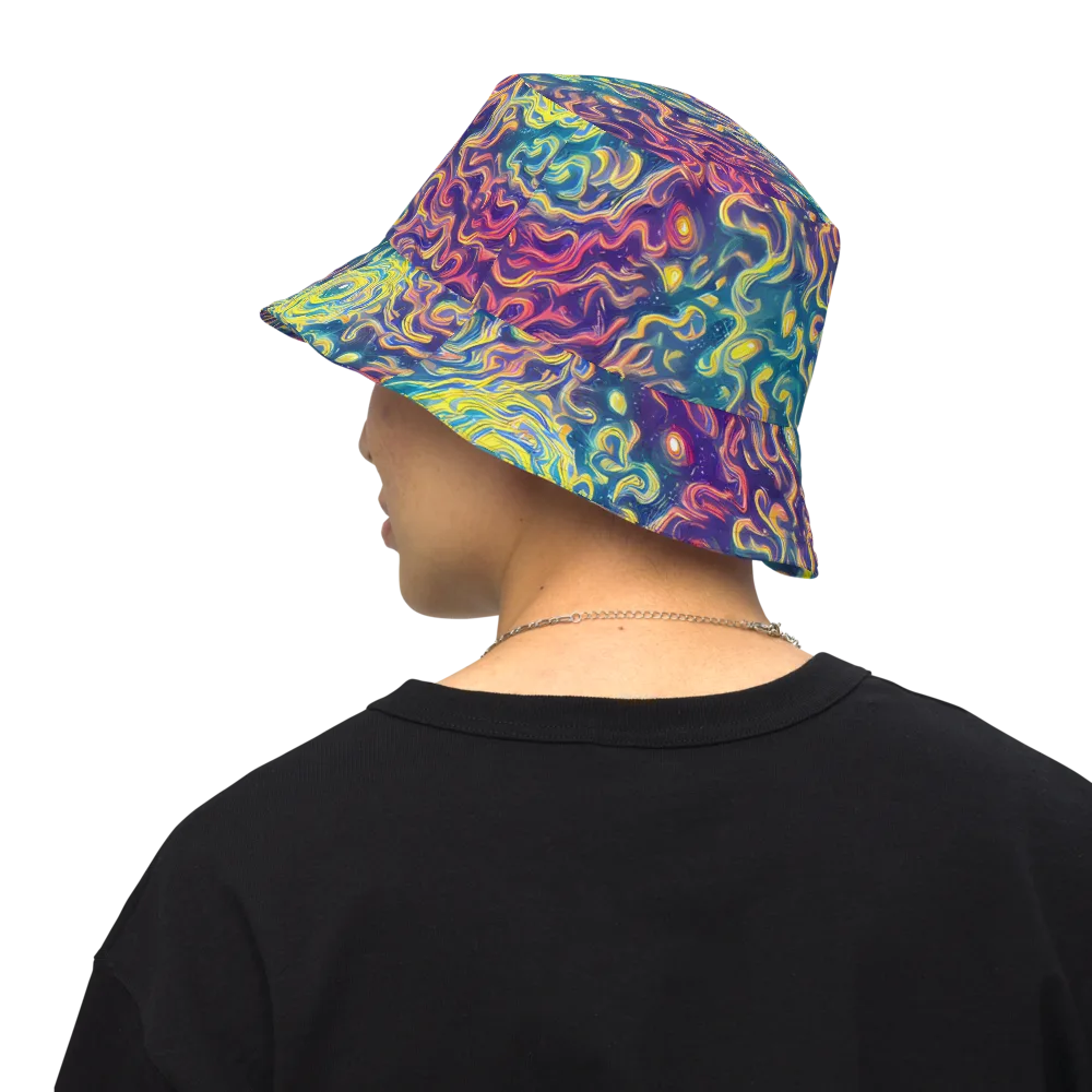 Dreamfire Current on Reversible Bucket Hat — Back Inside