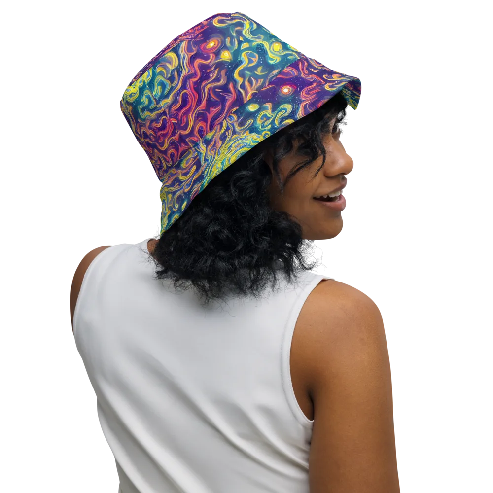 Dreamfire Current on Reversible Bucket Hat — Right Outside