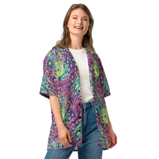 Dreamfire Current on a Button Shirt