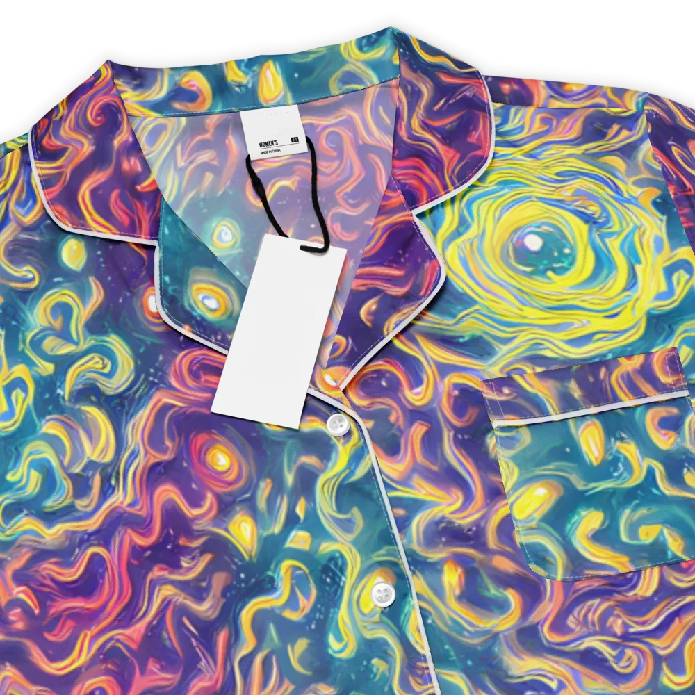 Dreamfire Current on Women's Short Sleeve Pajama Top — Product details