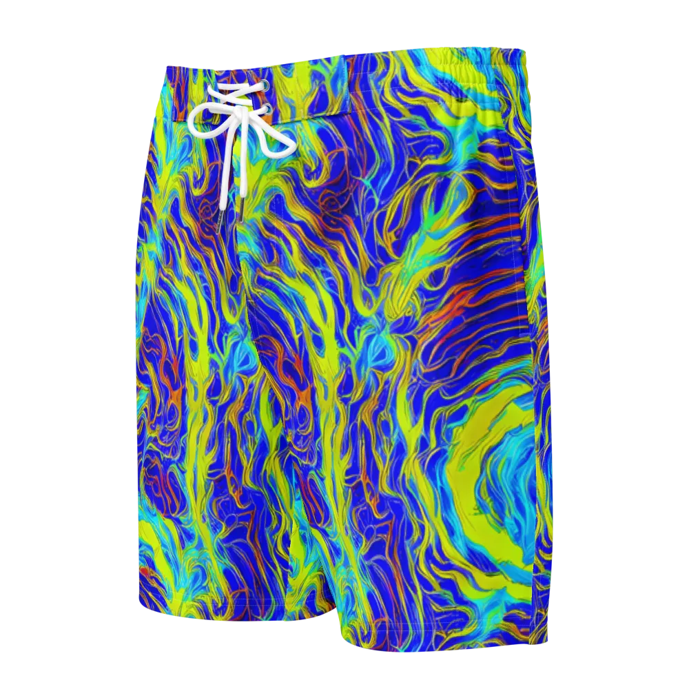 Sapphire Vortex on Men's Board Shorts — Front