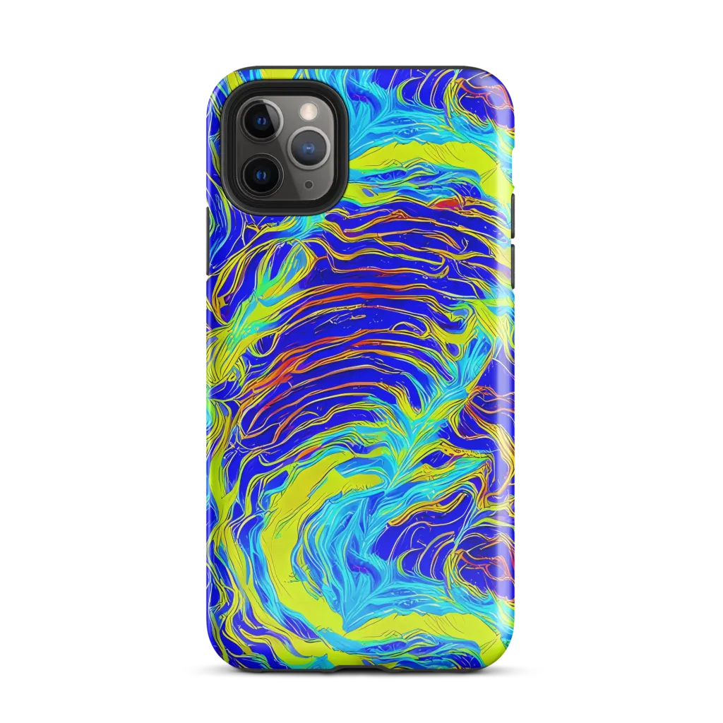 Sapphire Vortex on Tough Case for iPhone® — Front
