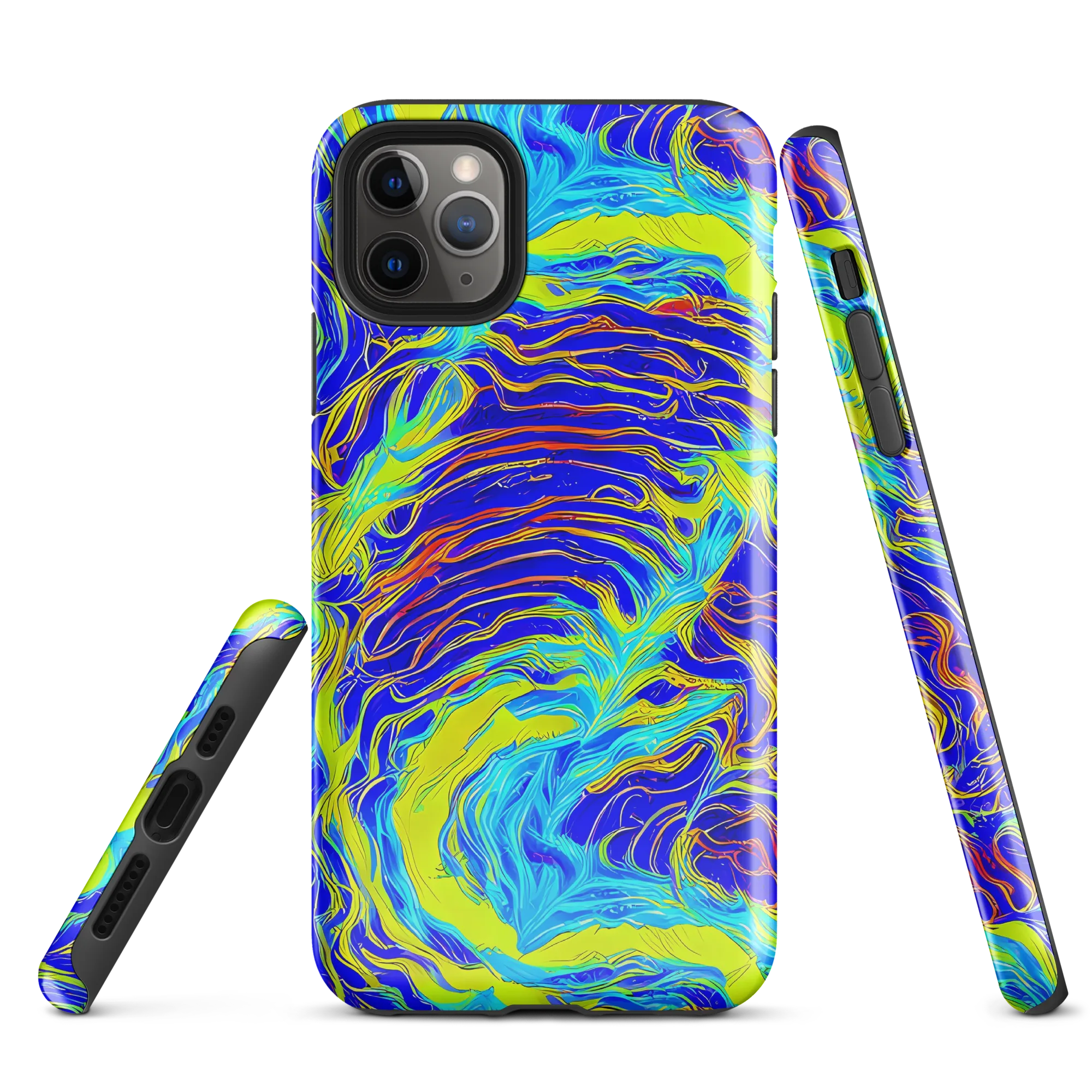 Sapphire Vortex on Tough Case for iPhone® — Front