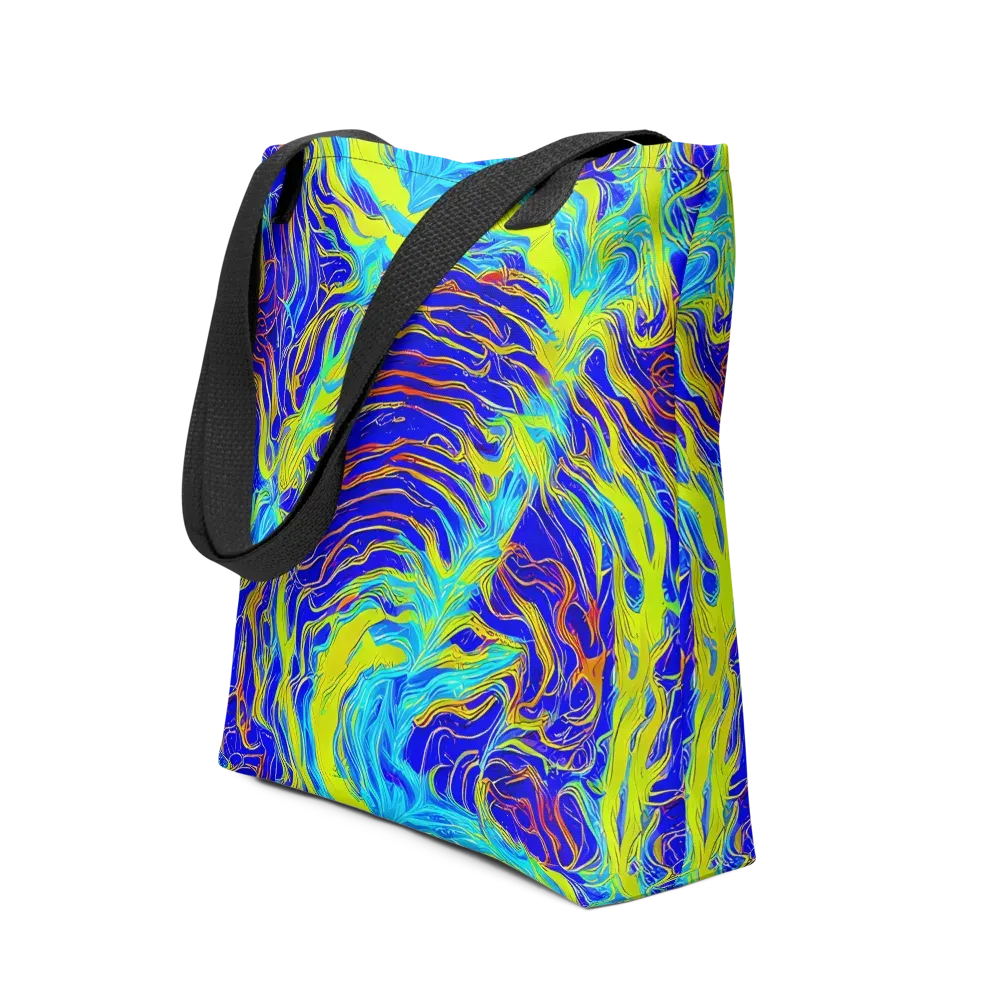 Sapphire Vortex on Tote Bag — Front