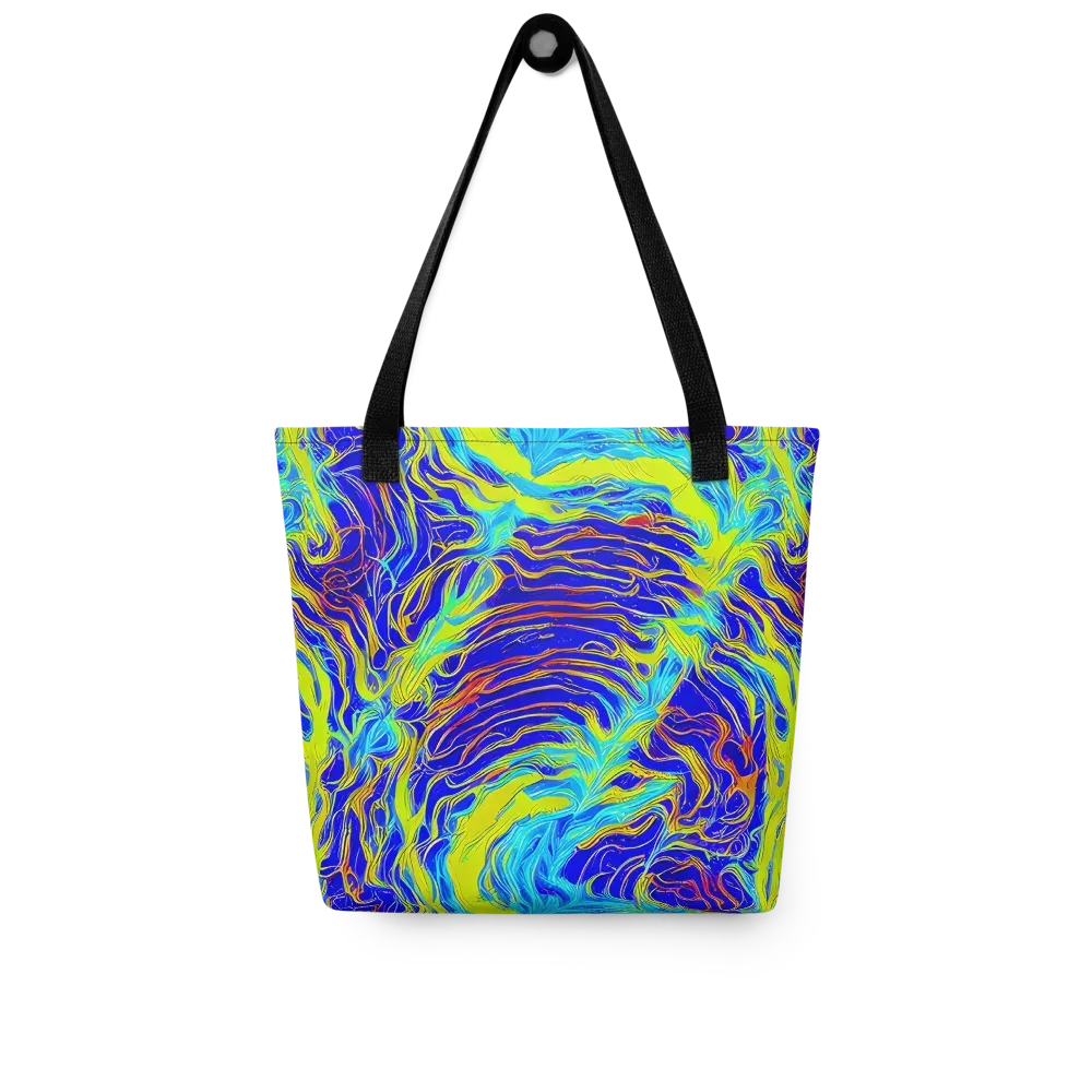 Sapphire Vortex on Tote Bag — Front