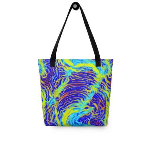 Sapphire Vortex on a Tote Bag
