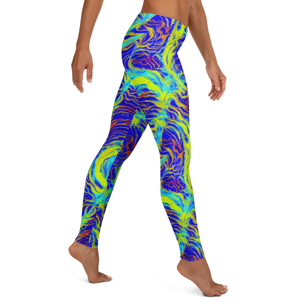 Sapphire Vortex on Leggings — Right