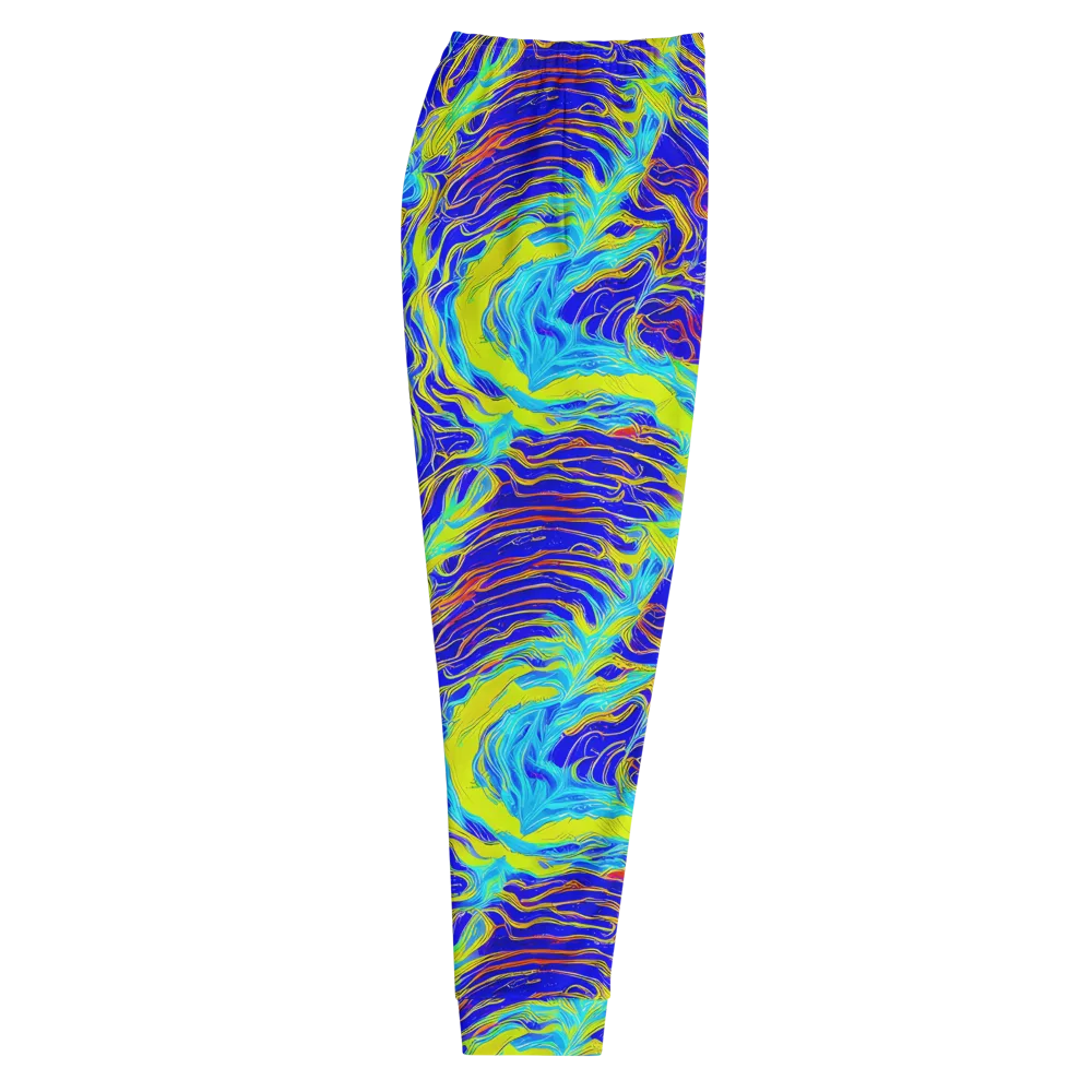 Sapphire Vortex on Men's Joggers — Right