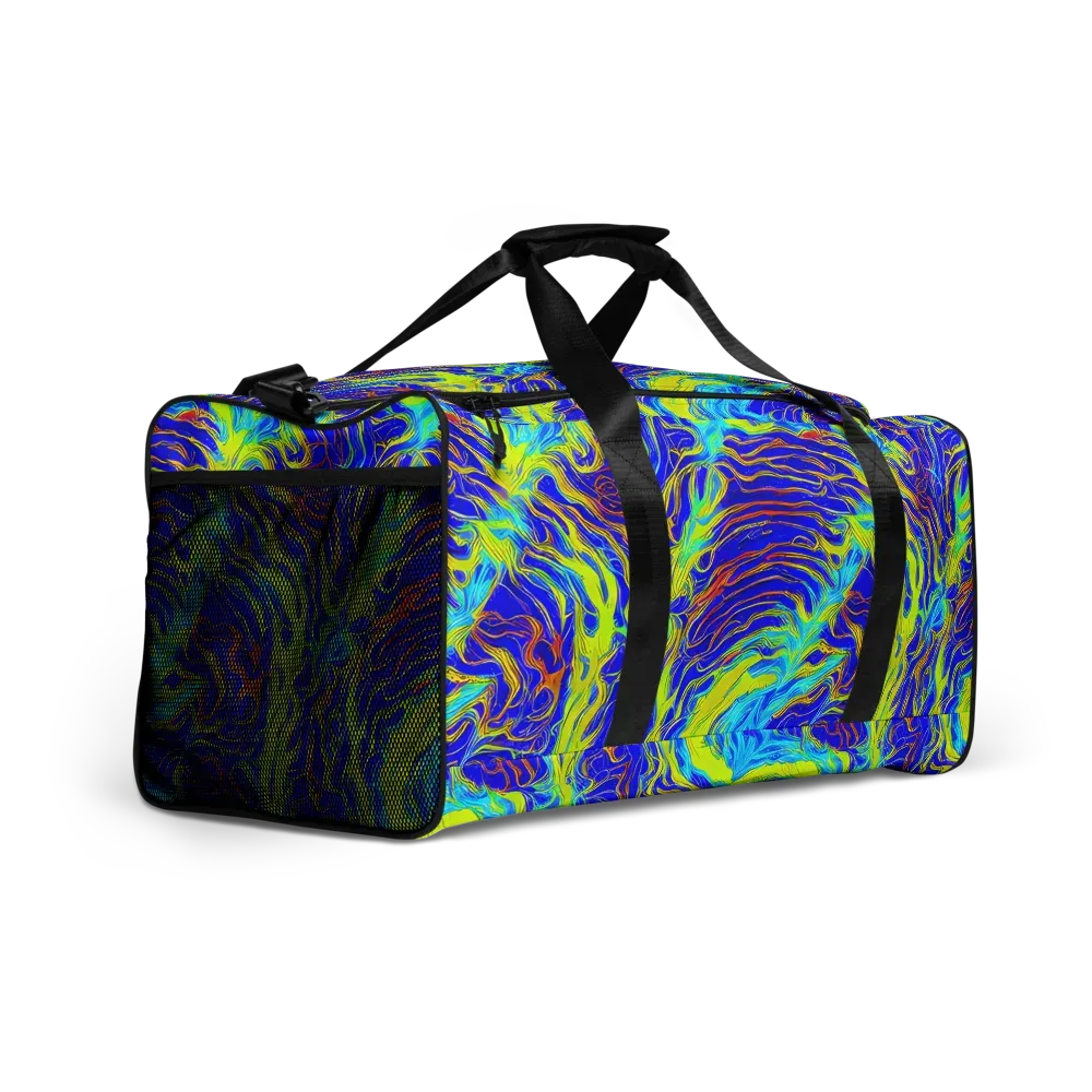 Sapphire Vortex on Duffle Bag — Right Front