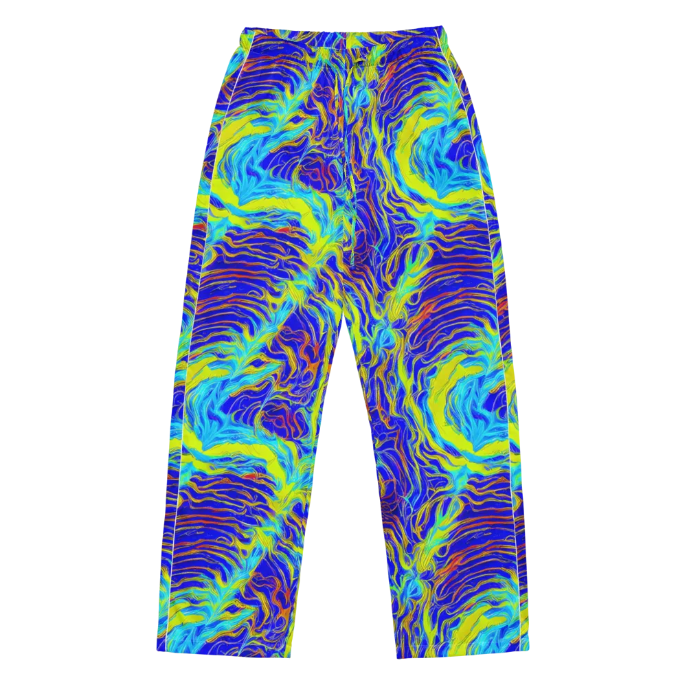 Sapphire Vortex on Women's Pajama Pants — Front