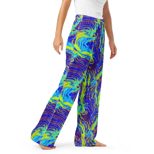 Sapphire Vortex on a Women's Pajama Pants