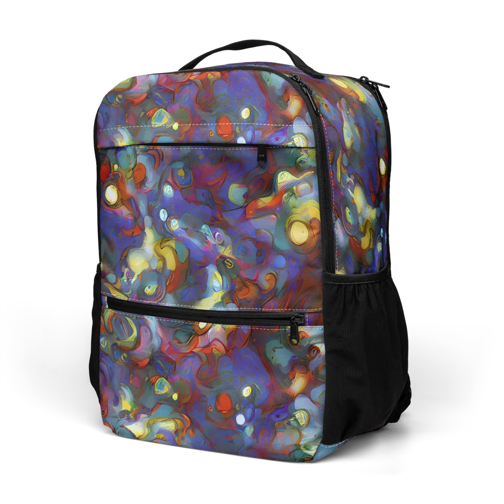 Indigo Ecstasy on Utility Backpack — Left Front