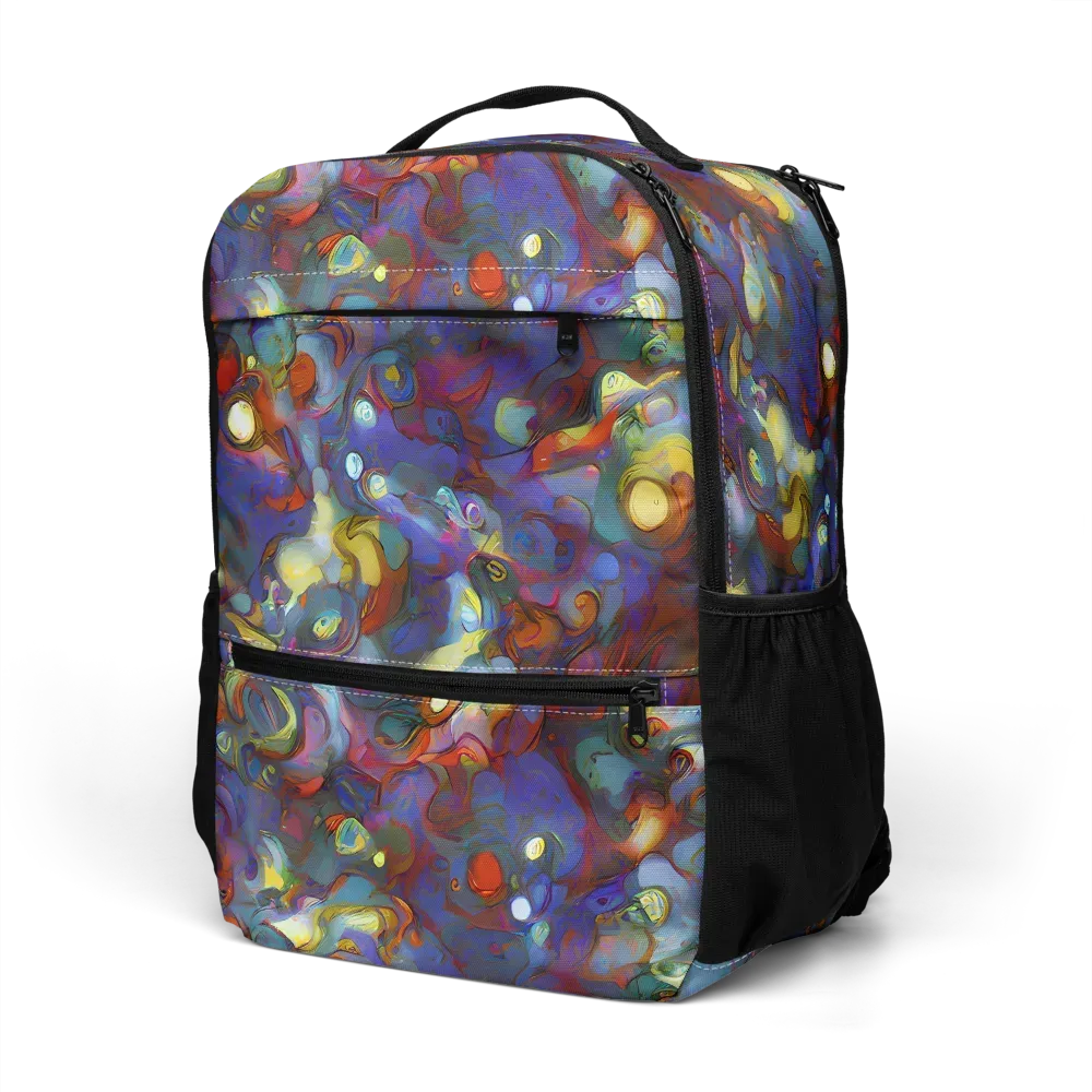 Indigo Ecstasy on Utility Backpack — Left Front