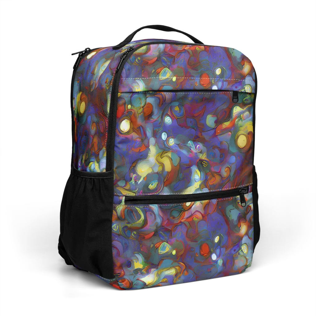 Indigo Ecstasy on Utility Backpack — Right Front